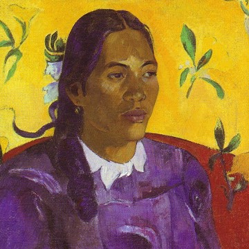 Paul Gauguin, Donna thaitiana con fiore