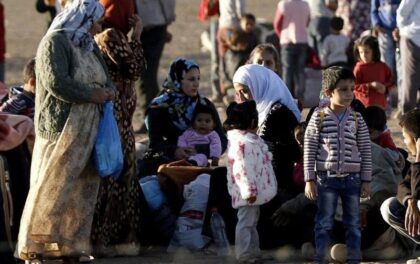 curdi fuggiti dalla Siria in Turchia