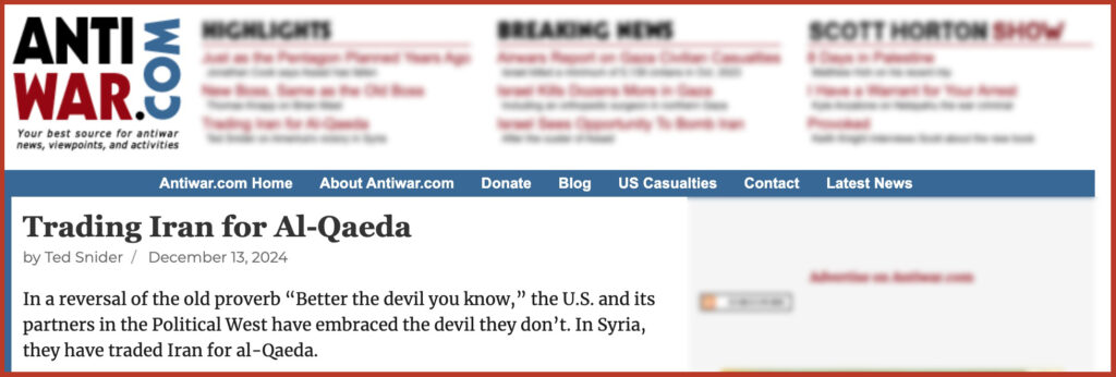 Trading Iran for Al-Qaeda
