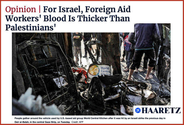 Gideon Levy e il sangue, inferiore, dei palestinesi