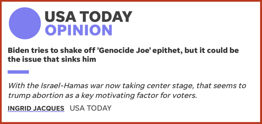 Biden tries to shake off 'Genocide Joe' epithet, but it could be the issue that sinks him
