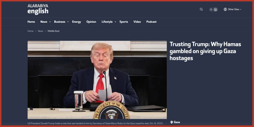 Trusting Trump: Why Hamas gambled on giving up Gaza hostages