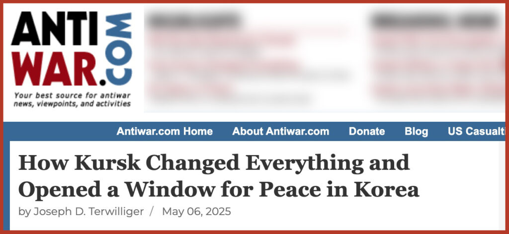 How Kursk Changed Everything and Opened a Window for Peace in Korea