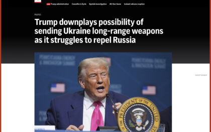 Trump: non daremo i missili a lungo raggio all'Ucraina