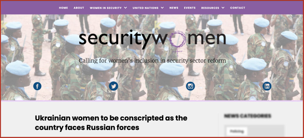Ukrainian women to be conscripted as the country faces Russian forces