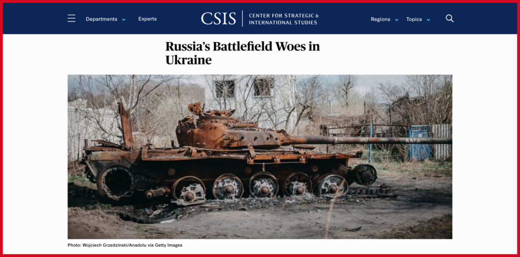 Russia’s Battlefield Woes in Ukraine