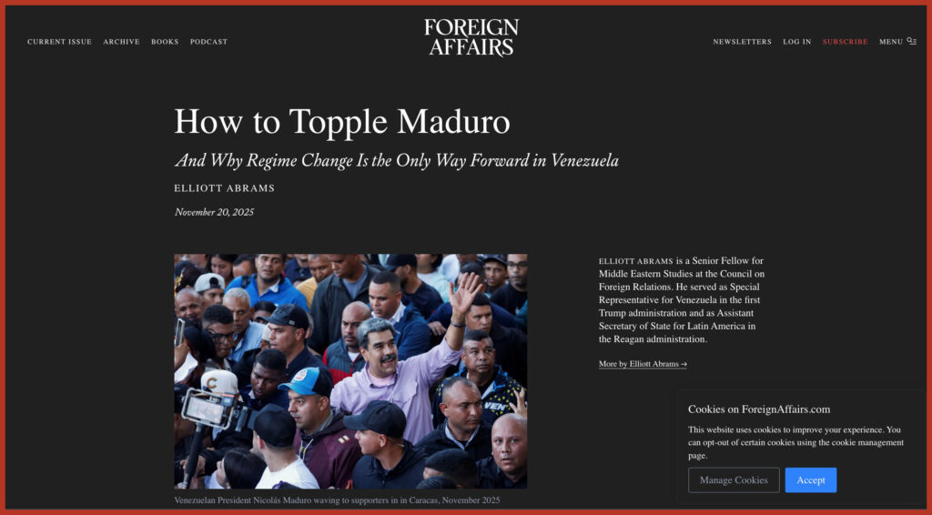 How to Topple Maduro And Why Regime Change Is the Only Way Forward in Venezuela