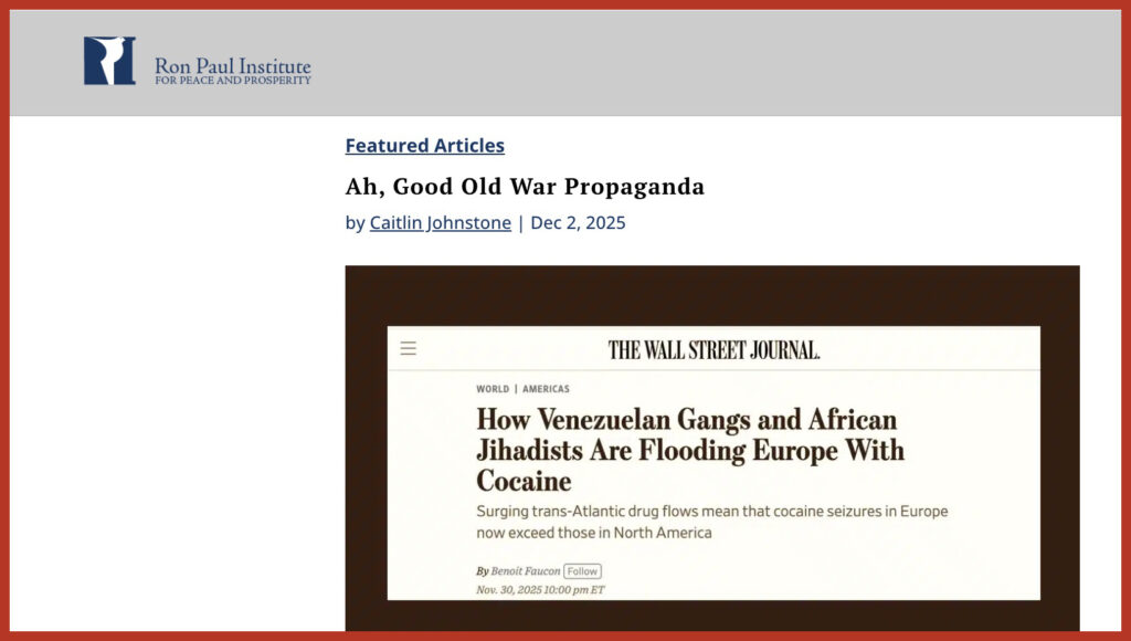 Ah, Good Old War Propaganda