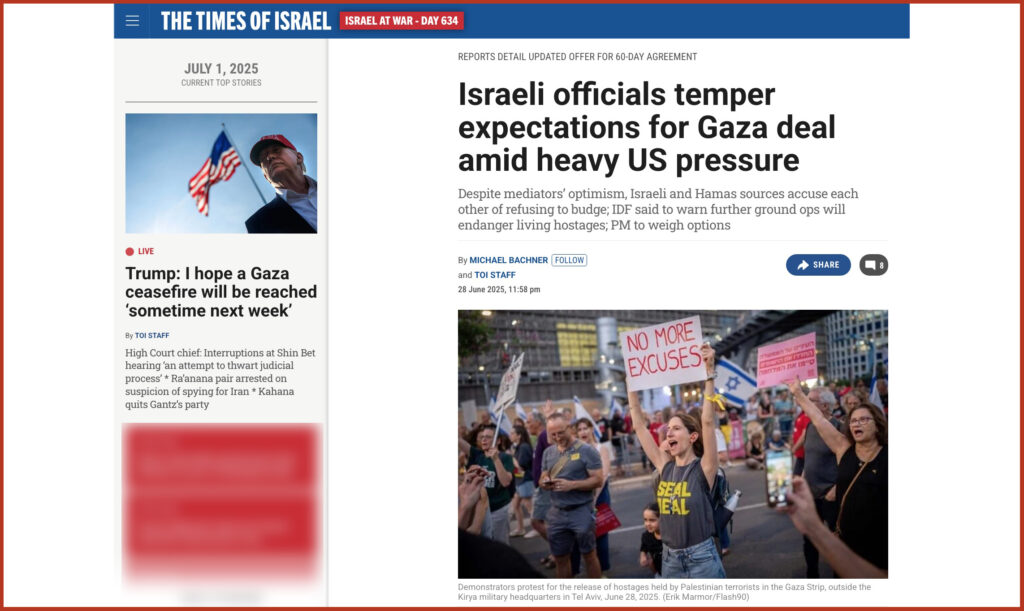 Israeli officials temper expectations for Gaza deal amid heavy US pressure