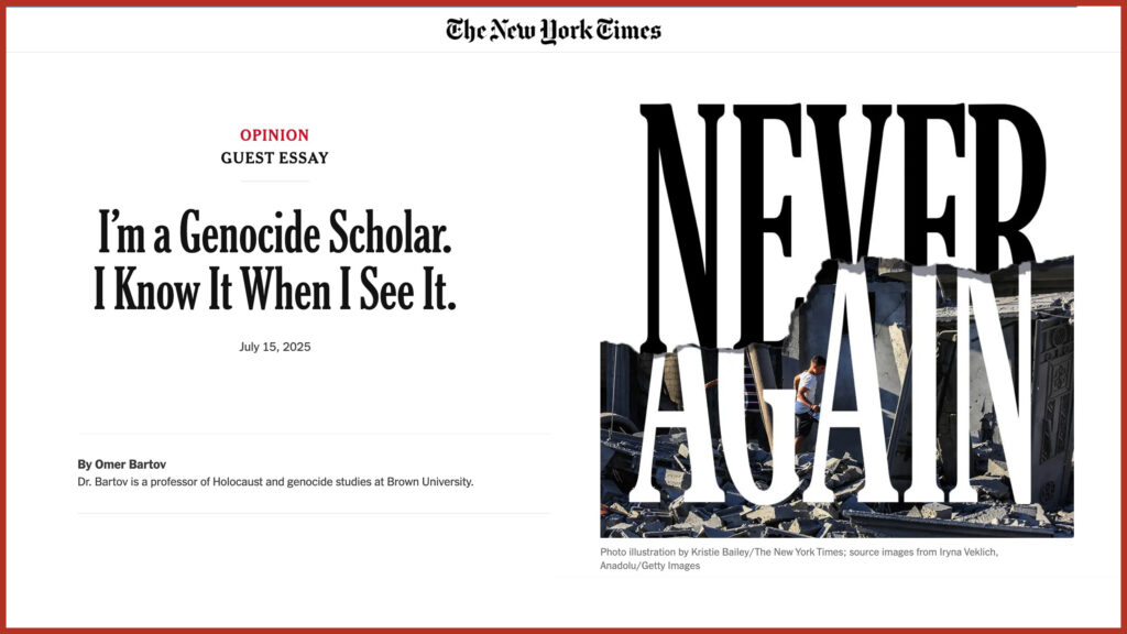 I’m a Genocide Scholar. I Know It When I See It.