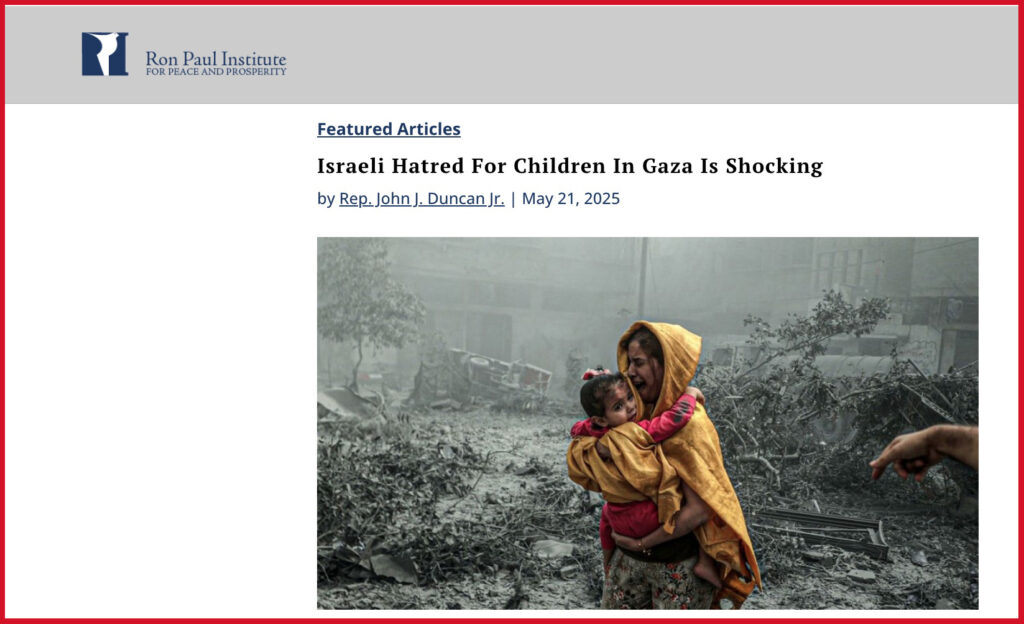 Israeli Hatred For Children In Gaza Is Shocking