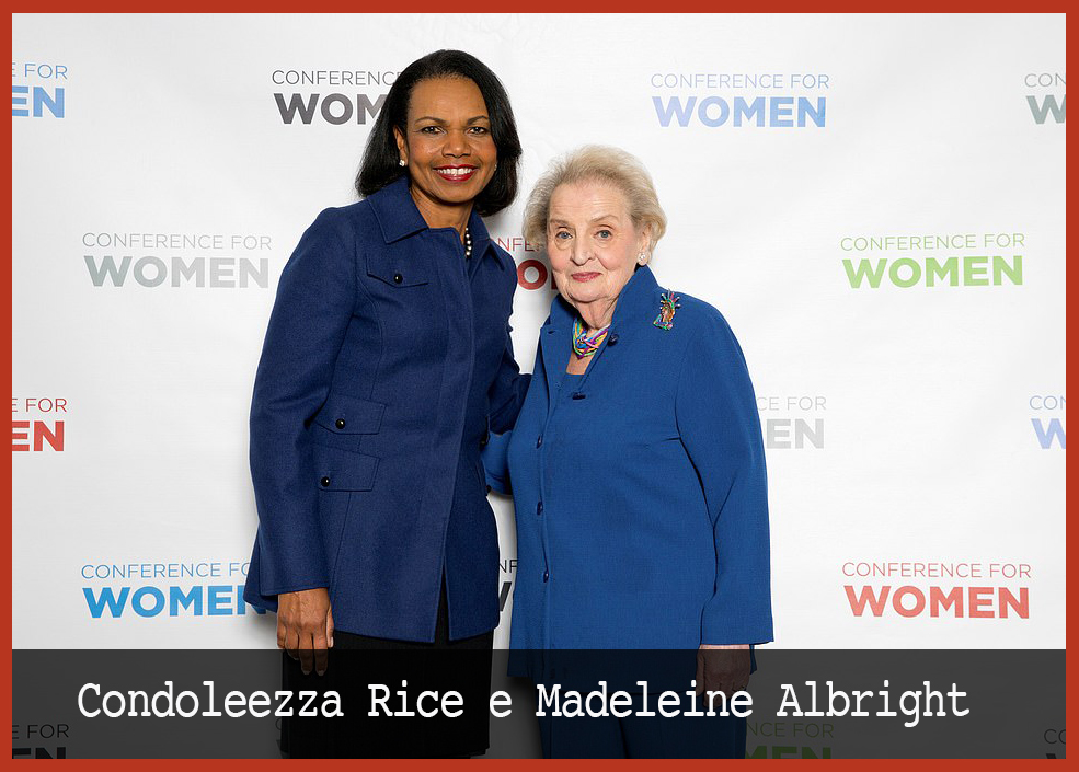 Condoleezza Rice e Madeleine Albright 