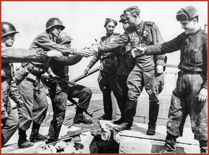 Usa e Urss si incontrano sul fiume Elba il 25 aprile 1945