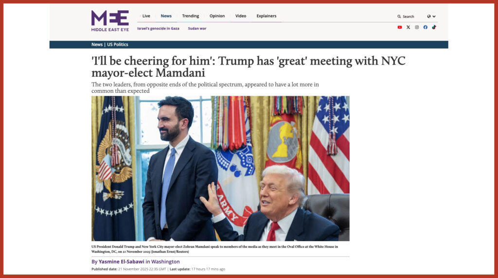 I'll be cheering for him': Trump has 'great' meeting with NYC mayor-elect Mamdani