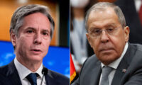Il segretario di stato USA Blinken e, a dx, il ministro degli esteri russo Lavrov