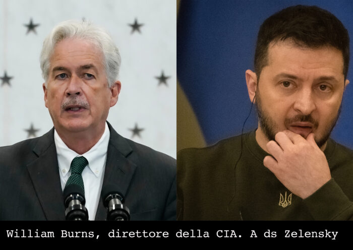 Burns, direttore della CIA e Zelensky