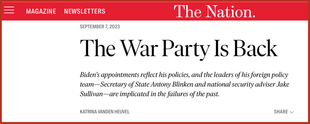 The War Party Is Back