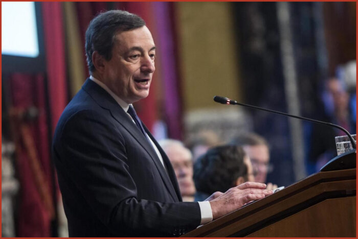 Mario Draghi al Mio di Boston. Ucraina: per Draghi la parola d'ordine è vincere