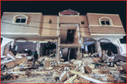 La casa di Jihad Ghanam, uno degli attivisti uccisi martedì, a Rafah