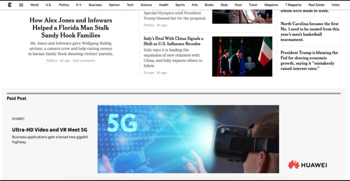 L'Italia, la Belt and Road e il New York Times