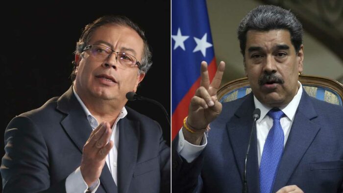 Nicolas Maduro e Gustavo Petro. La Colombia riprende i rapporti diplomatici col Venezuela