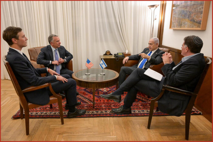 Witkoff e Kushner in Israele. La cosiddetta tregua di Gaza e i pogrom in Cisgiordania