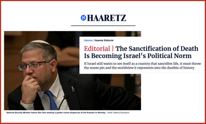 Haaretz: Israele, il genocidio e la santificazione della morte