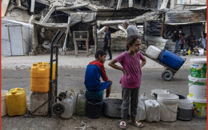 Non solo la carestia e le bombe: Israele nega a Gaza anche l'acqua