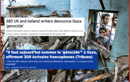 Oltre 600 scrittori francofoni e anglosassoni: a Gaza è genocidio