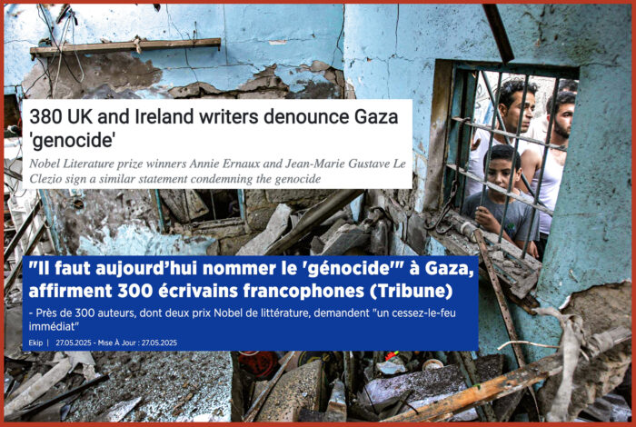 Oltre 600 scrittori francofoni e anglosassoni: a Gaza è genocidio