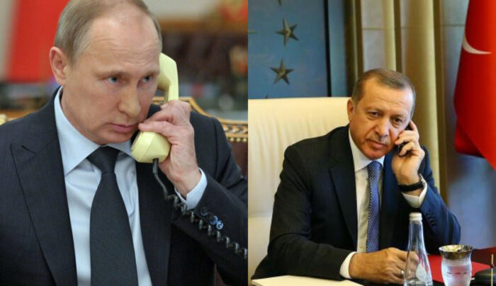 Putin e Erdogan al telefono. Erdogan non muore e riceve la telefonata di Putin