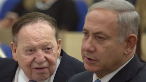Benjamin-Netanyahu-Sheldon-Adelson