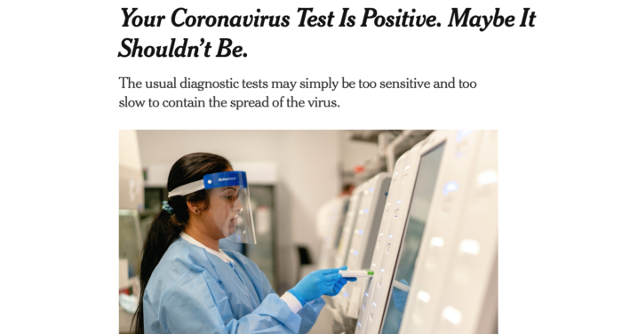 NYT: le contraddizioni dei test sul coronavirus