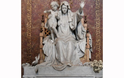 Maria Regina Pacis, opera di Guido Galli. Roma, Basilica di Santa Maria Maggiore. Guido Galli, Regina pacis
