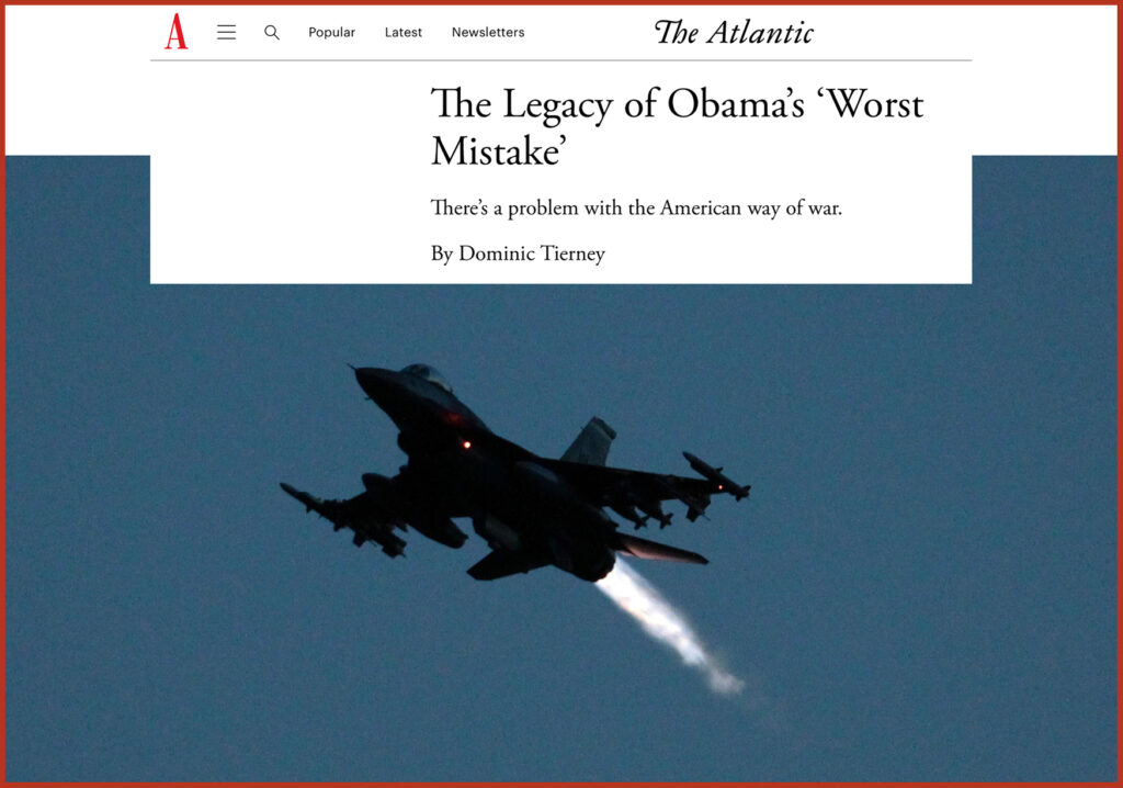 The Atlantic, Obama e la guerra di Libia