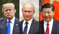 Trump, Putin e Xi Jinping