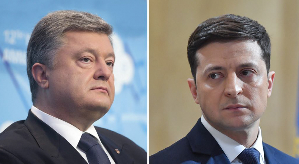 Petro-Poroshenko-Volodomyr-Zelenskiy Petro-Poroshenko-Volodomyr-Zelenskiy