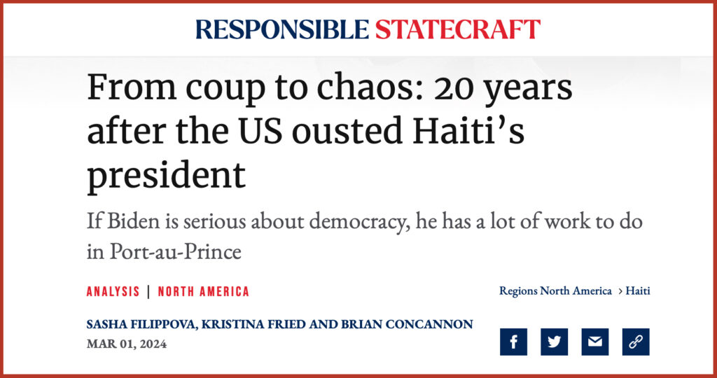 From coup to chaos: 20 years after the US ousted Haiti’s president From coup to chaos: 20 years after the US ousted Haiti’s president