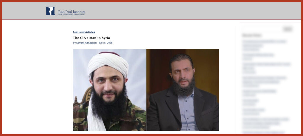 The CIA’s Man in Syria