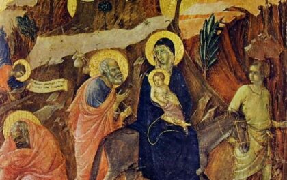 Duccio, Fuga in Egitto