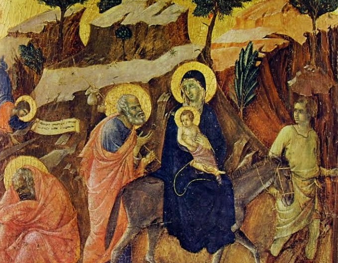 Duccio, Fuga in Egitto