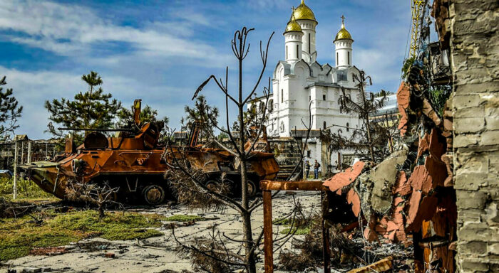 Rovine di guerra in Ucraina. Ucraina: una guerra di confine, come altre della storia, ma...