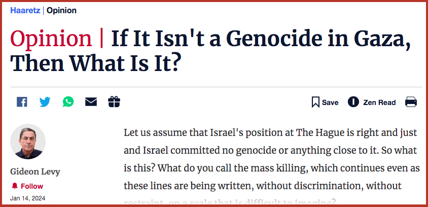Se non è un genocidio a Gaza, allora cos’è?