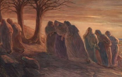 Gaetano Previati, La via al Calvario