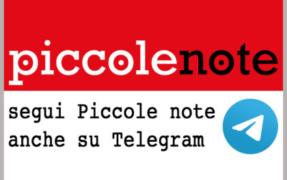 Piccole Note è su Telegram