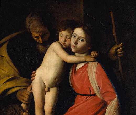 Caravaggio, Sacra Famiglia con san Giovannino