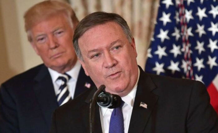 Caso khashoggi: nella foto Trump e Pompeo