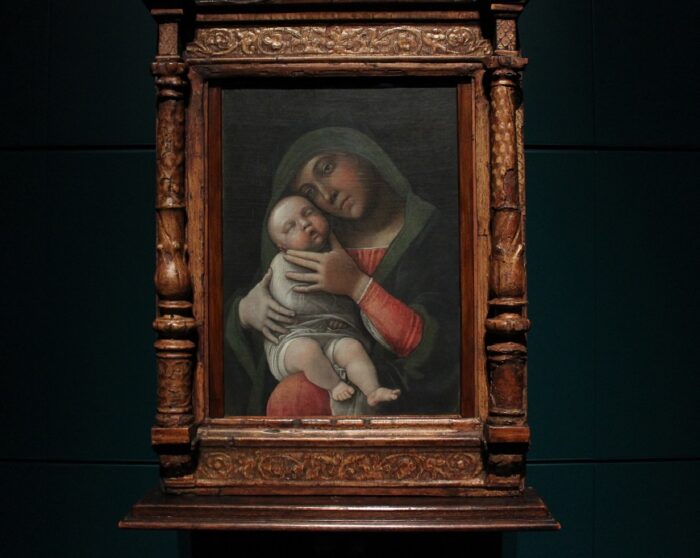Mantegna, Madonna col bambino